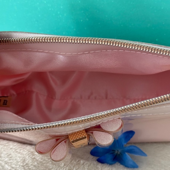 Ted Baker London Blush Pink Cosmetic Make up Bag - Picture 3 of 7